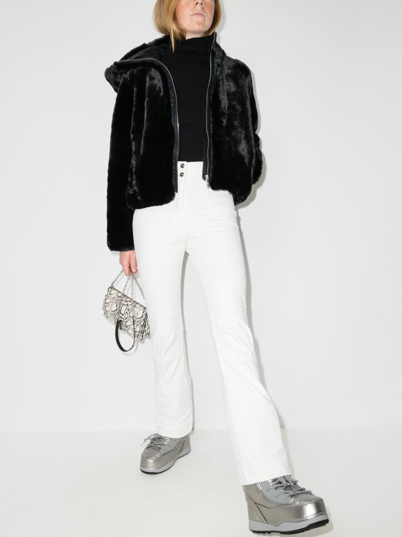 White Diana Straight-leg Ski Trousers