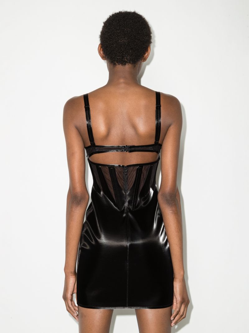 Panelled Corset Mini Dress