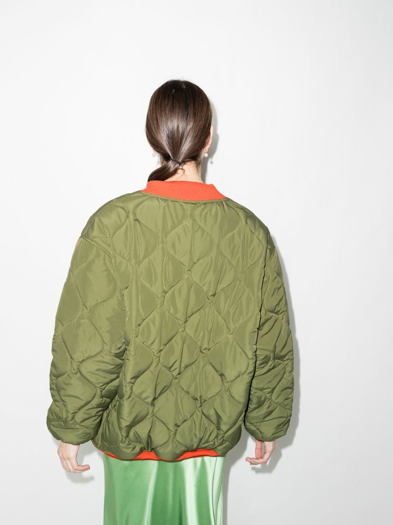 Quilted Bomber Jacket