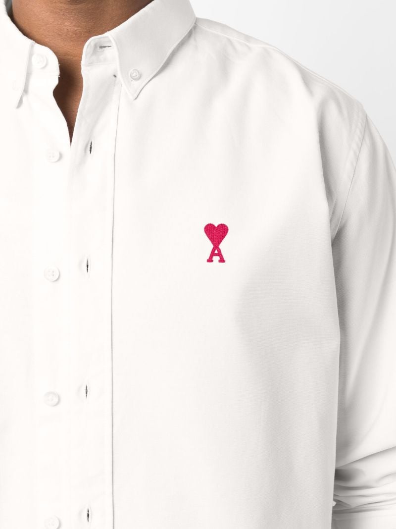 White Ami De Coeur Organic-cotton Shirt