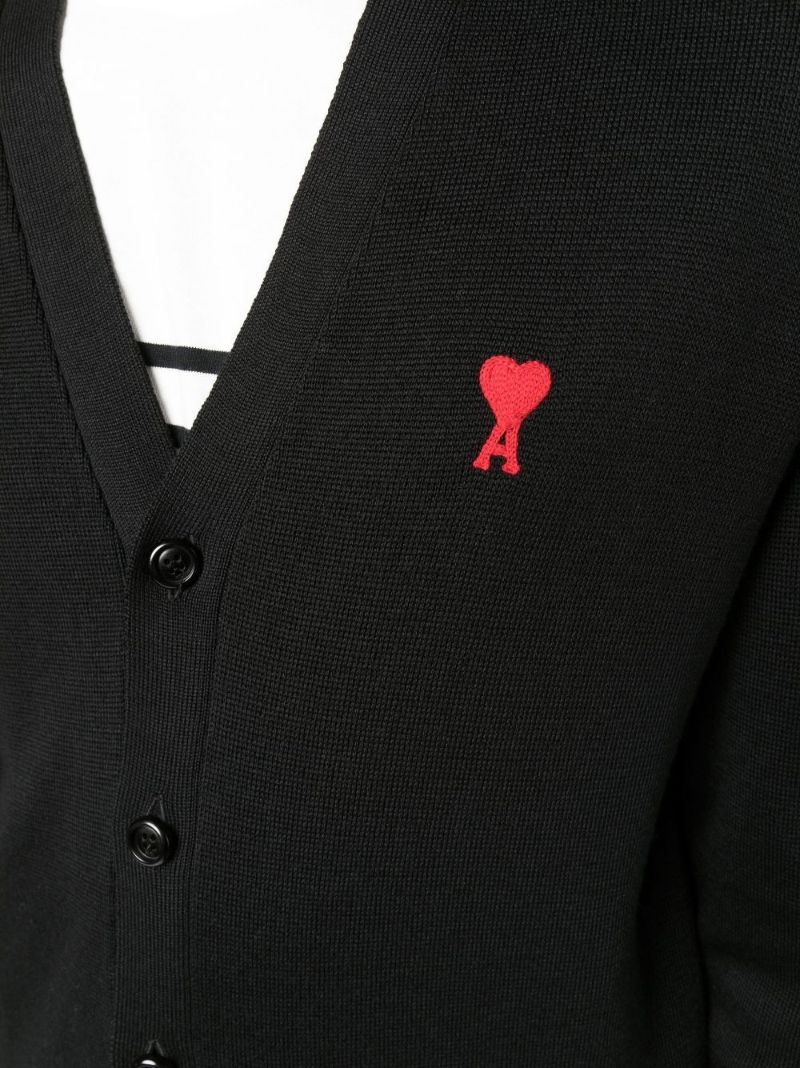 Black Ami De Coeur Wool Cardigan
