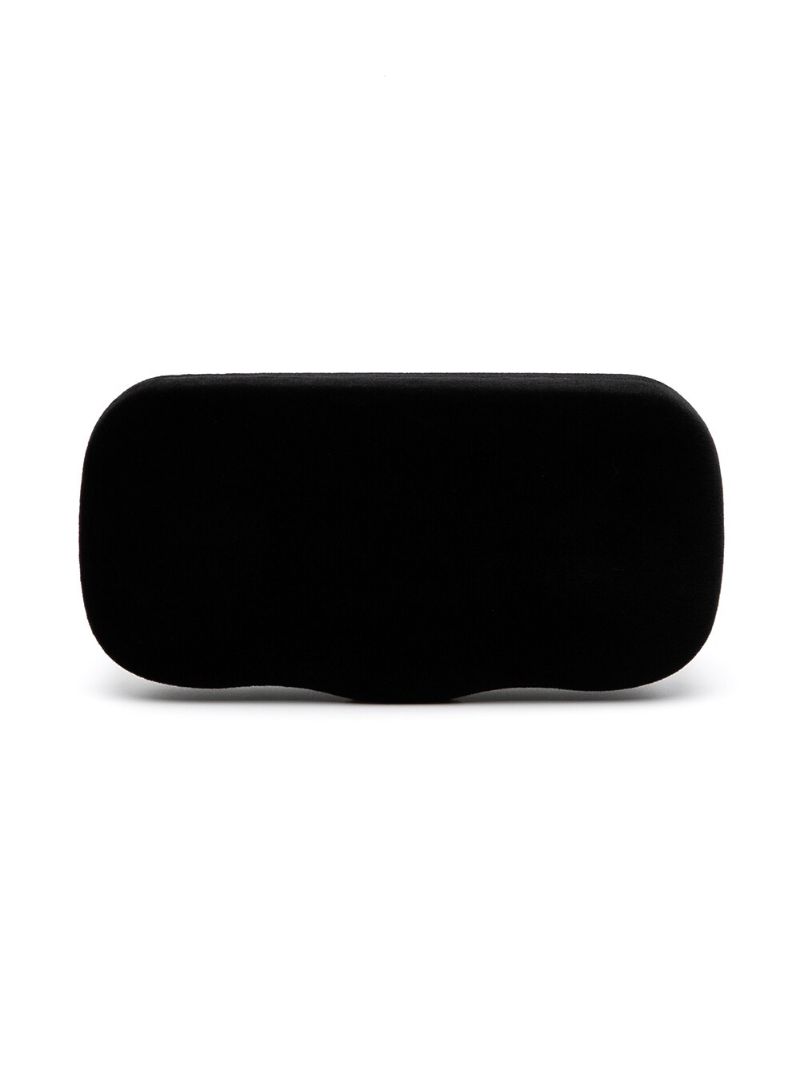 Black Lola Rectangle Sunglasses
