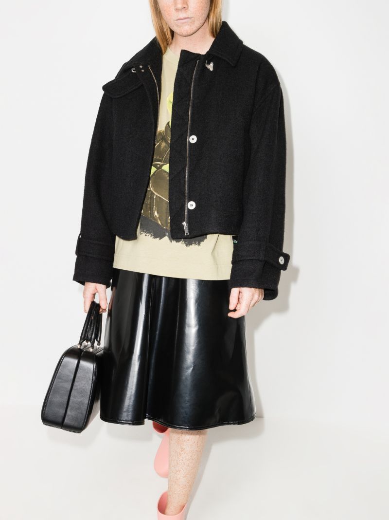 2 Moncler 1952 Patent Skirt