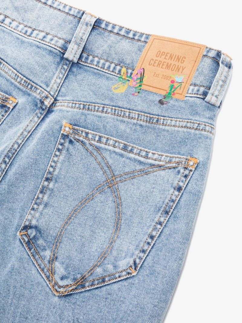 Painted Straight Leg Jeans