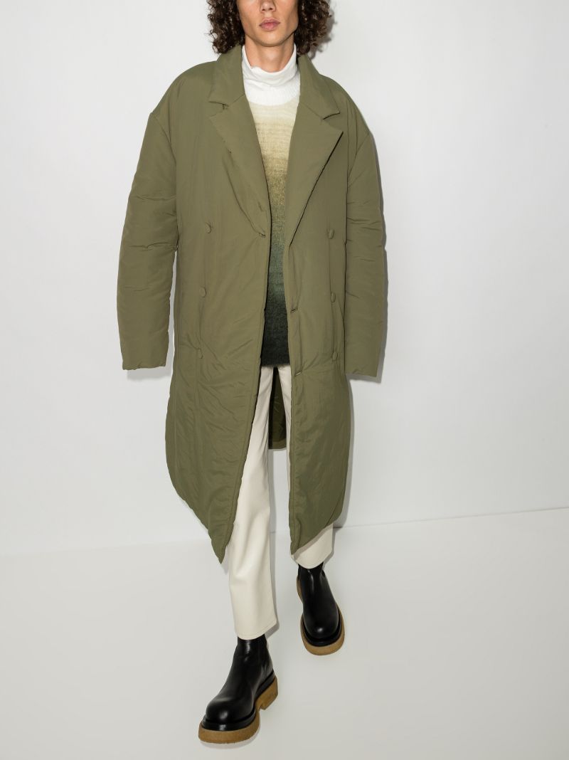 Padded Double-breasted Coat