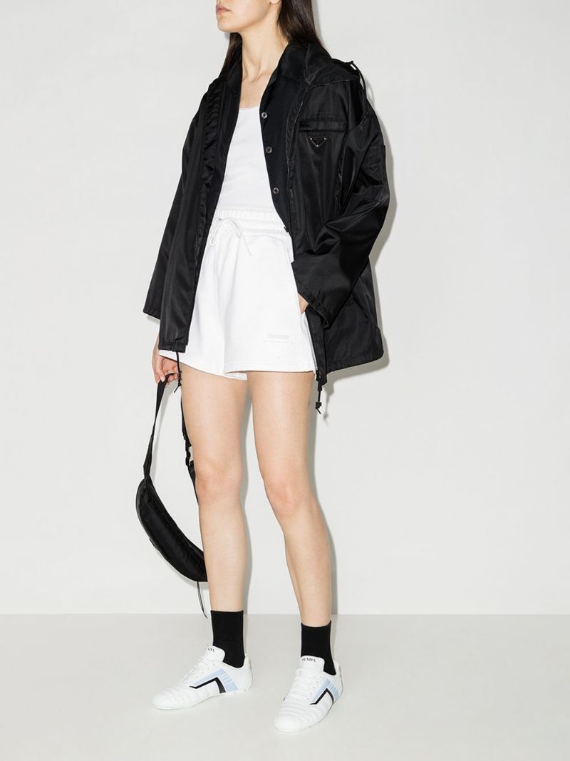 Drawstring Cotton Shorts