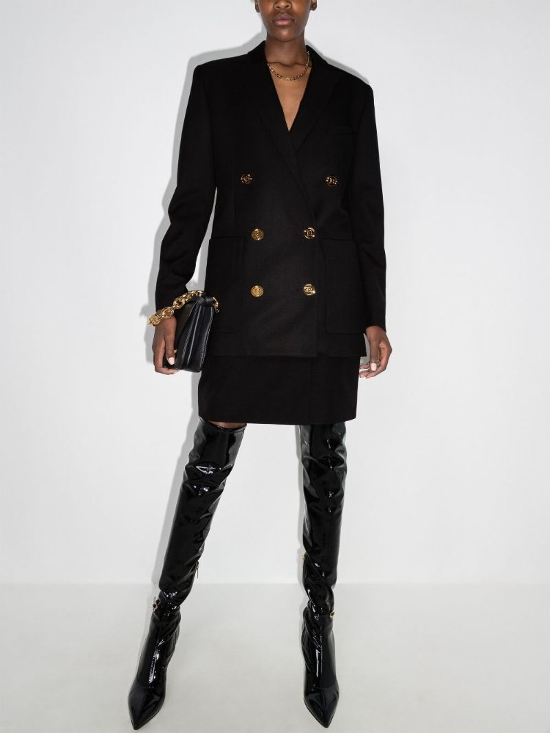 Oversized Double-breasted Blazer