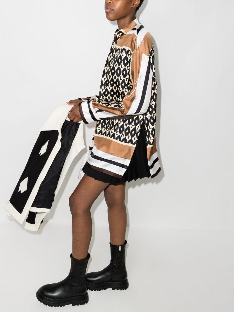 Foulard Archive Print Silk Blouse