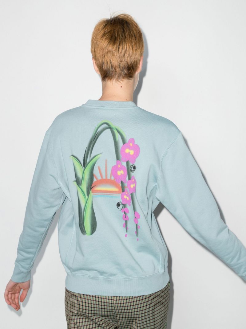 Chineseletter Cotton Sweatshirt