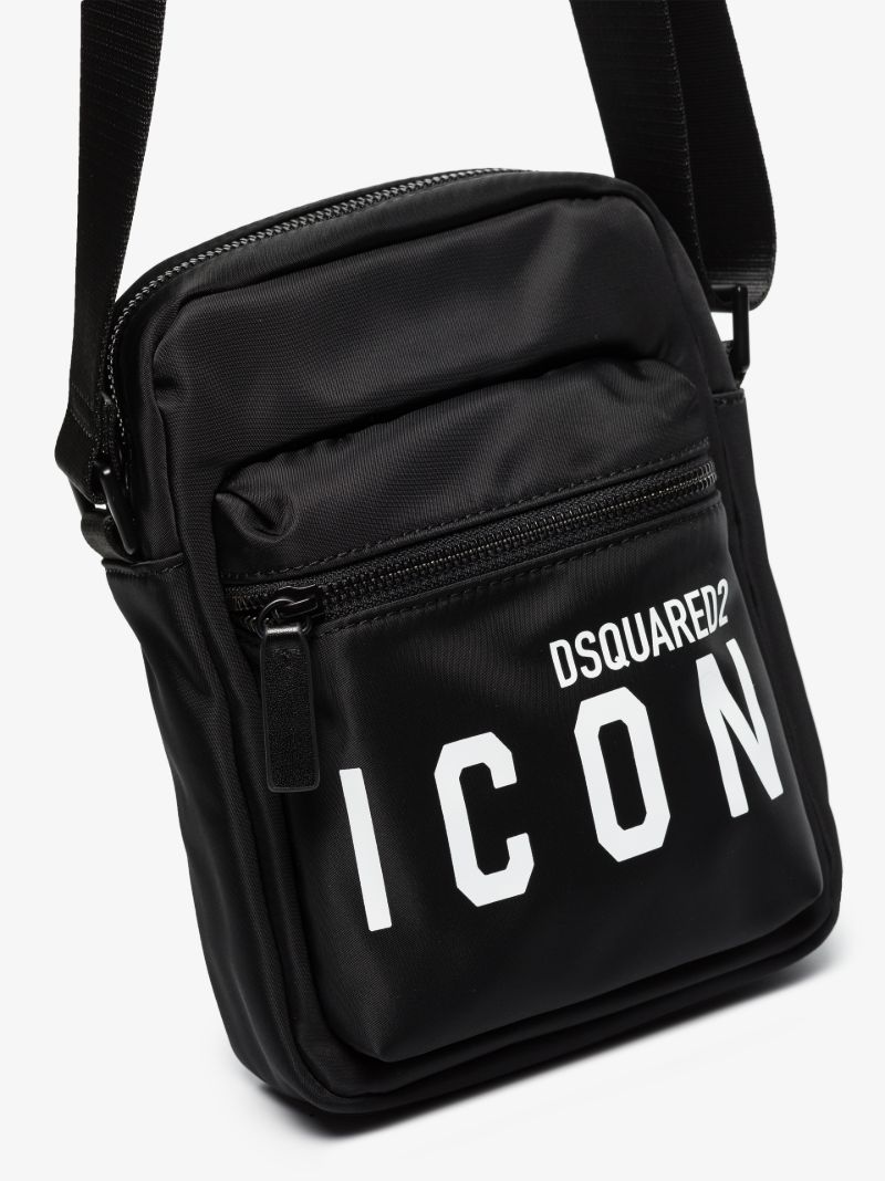 Black Icon Cross Body Bag