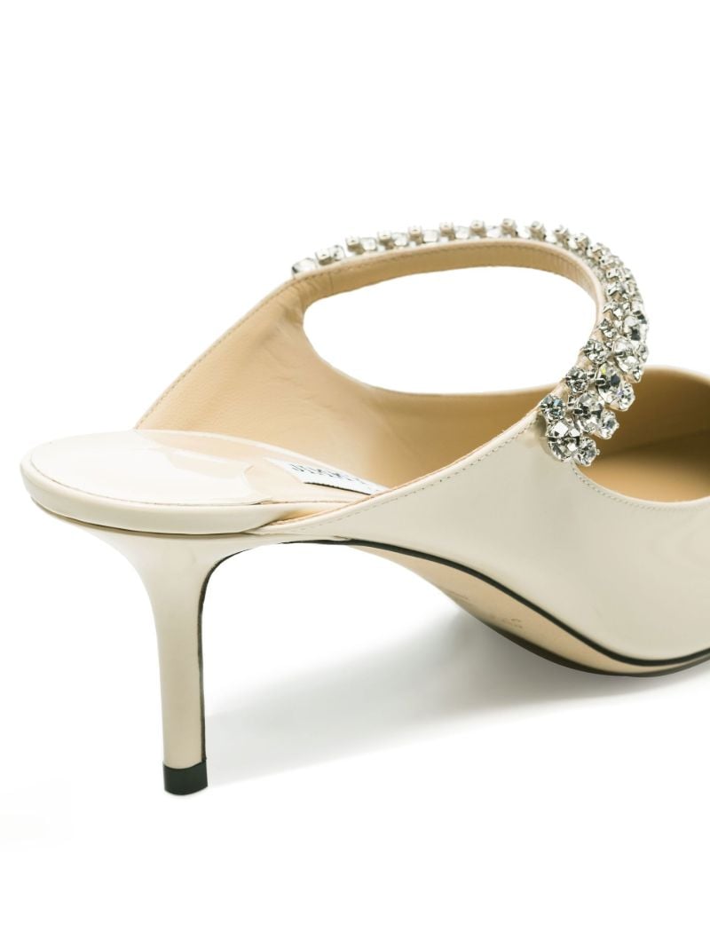 Neutral Bing 65 Crystal Patent Leather Pumps