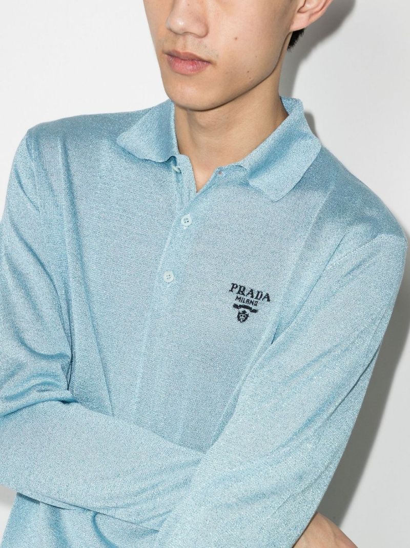 Logo Knitted Polo Shirt