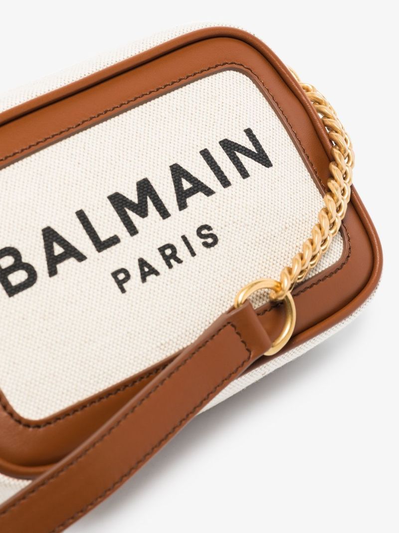 Neutral B-army Canvas Cross Body Bag