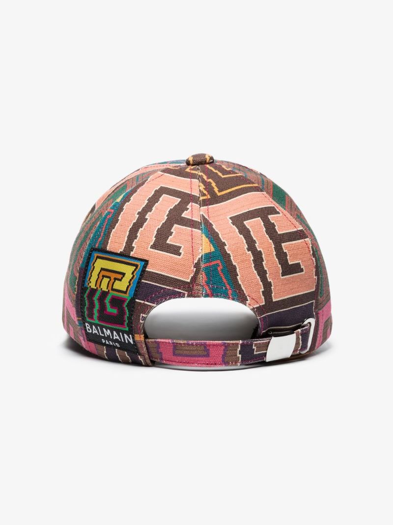Multicoloured Monogram Baseball Cap