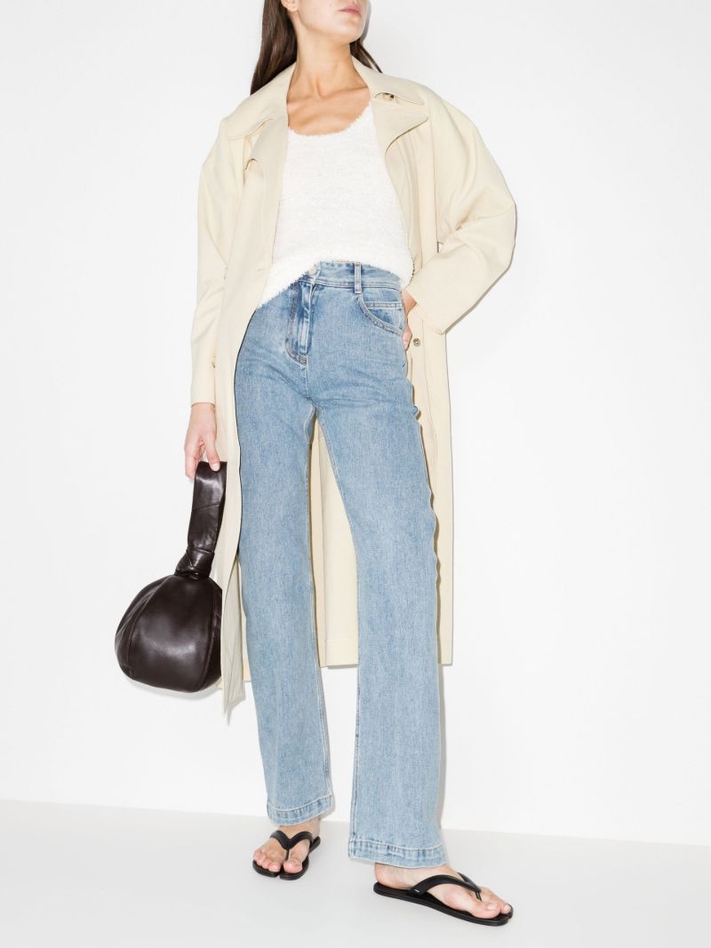 High Waist Straight Fit Jeans