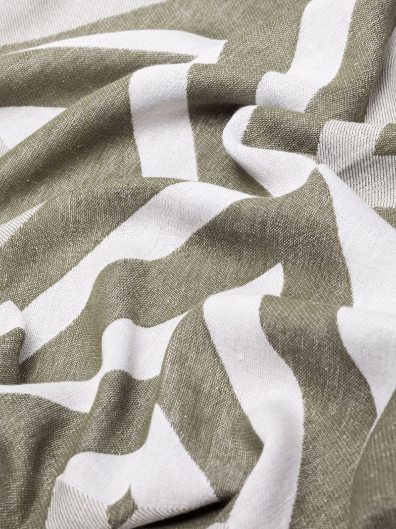Green Beach Towel