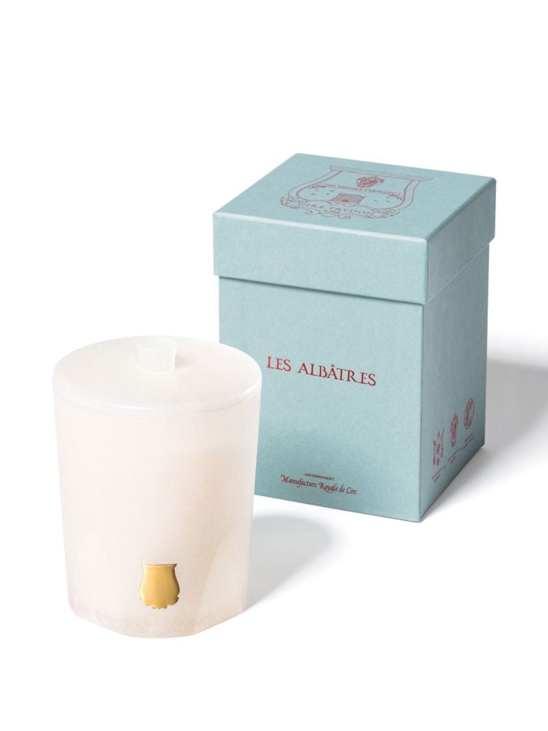 White Les AlbÃ_x0083_¢tres Vesta Scented Candle