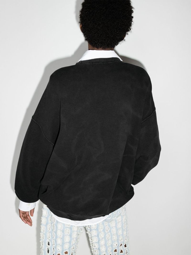 Slogan-print Cotton Sweatshirt