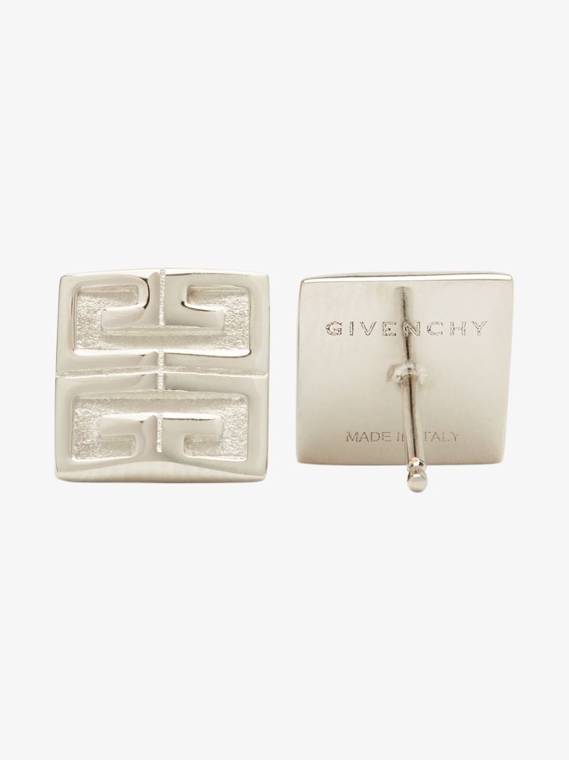 Silver-tone 4g Stud Earrings