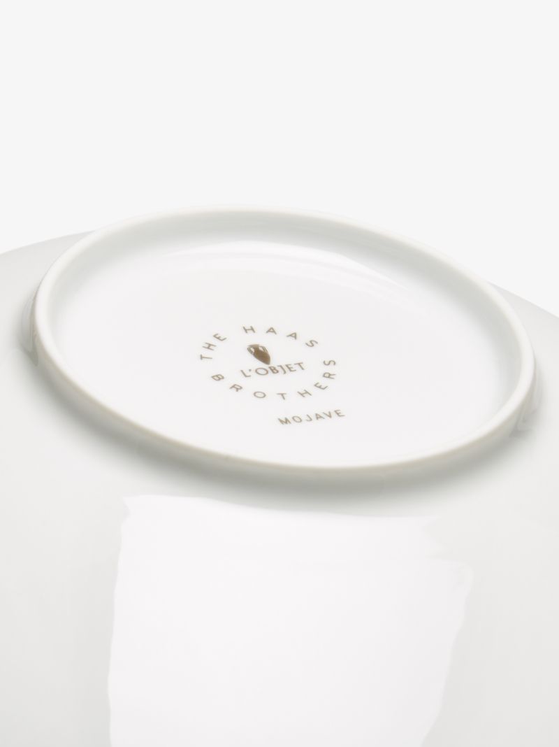 White Haas Mojave Soup Plate