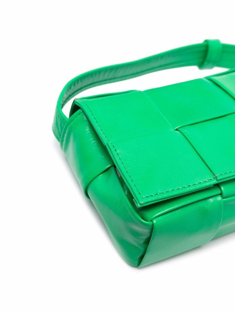 Green Candy Cassette Leather Mini Bag