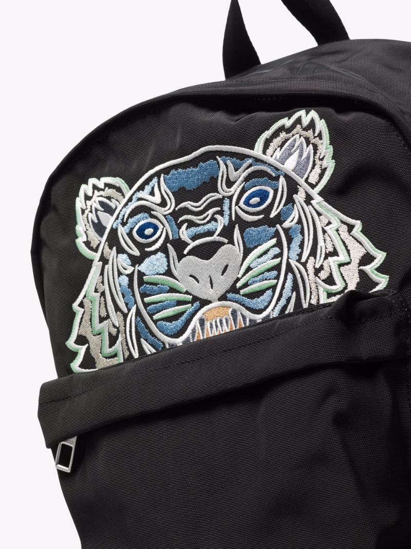 Black Tiger Logo Backpack