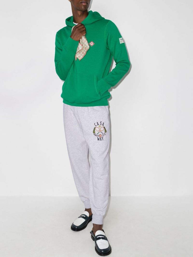 Tennis Club Embroidered Track Pants