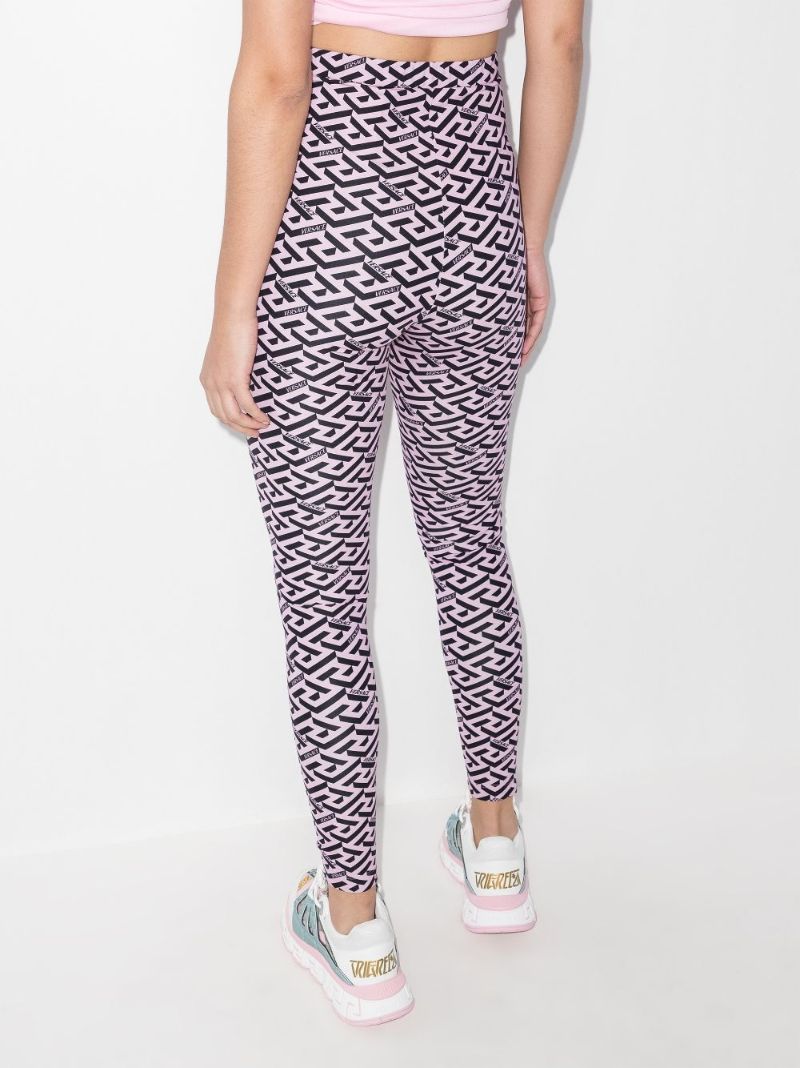 La Greca Print Leggings