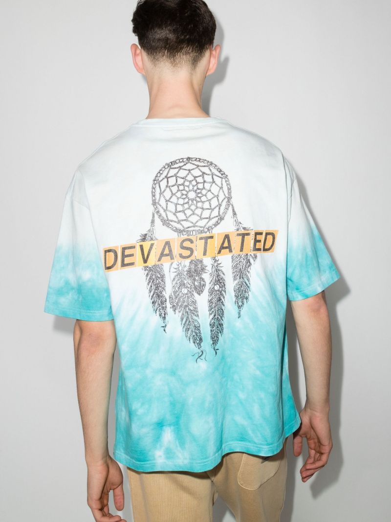 Logo Tie-dye Cotton T-shirt