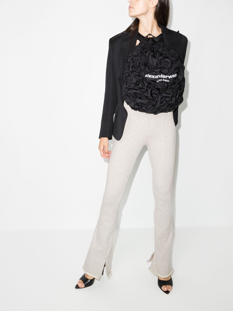 Flared Split Hem Leggings