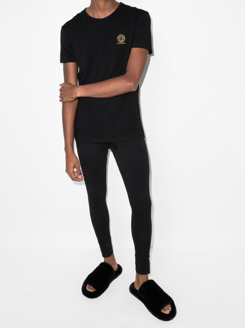 Logo Print Cotton T-shirt Set