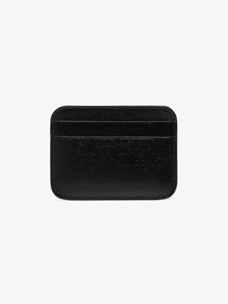 Black Gossip Leather Card Holder