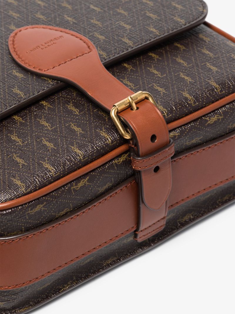 Brown Le Monogramme Medium Leather Cross Body Bag