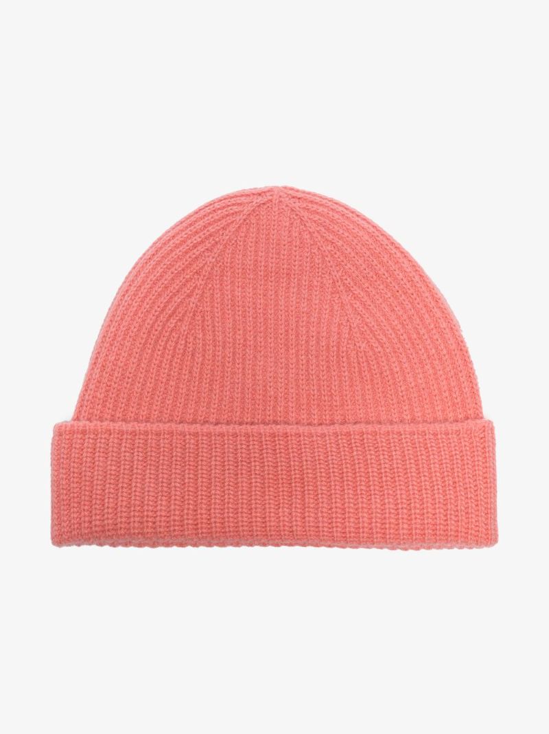 Neon Orange Medusa Cashmere Beanie Hat