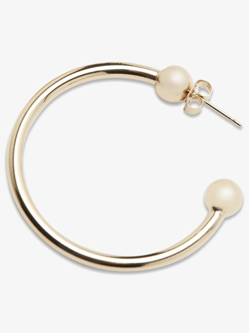 Gold-plated Devon Hoop Earrings