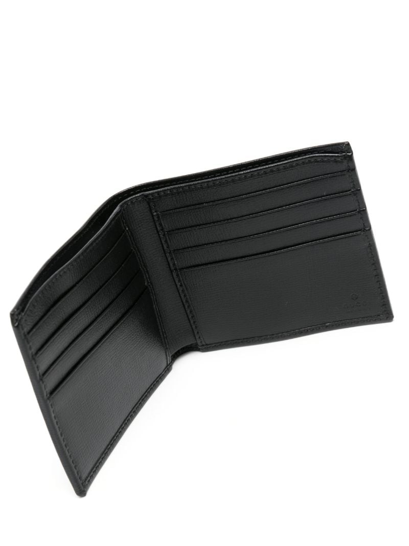 Black Gg-canvas Bi-fold Wallet