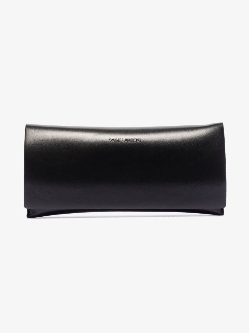 Black Oversized Shield Sunglasses