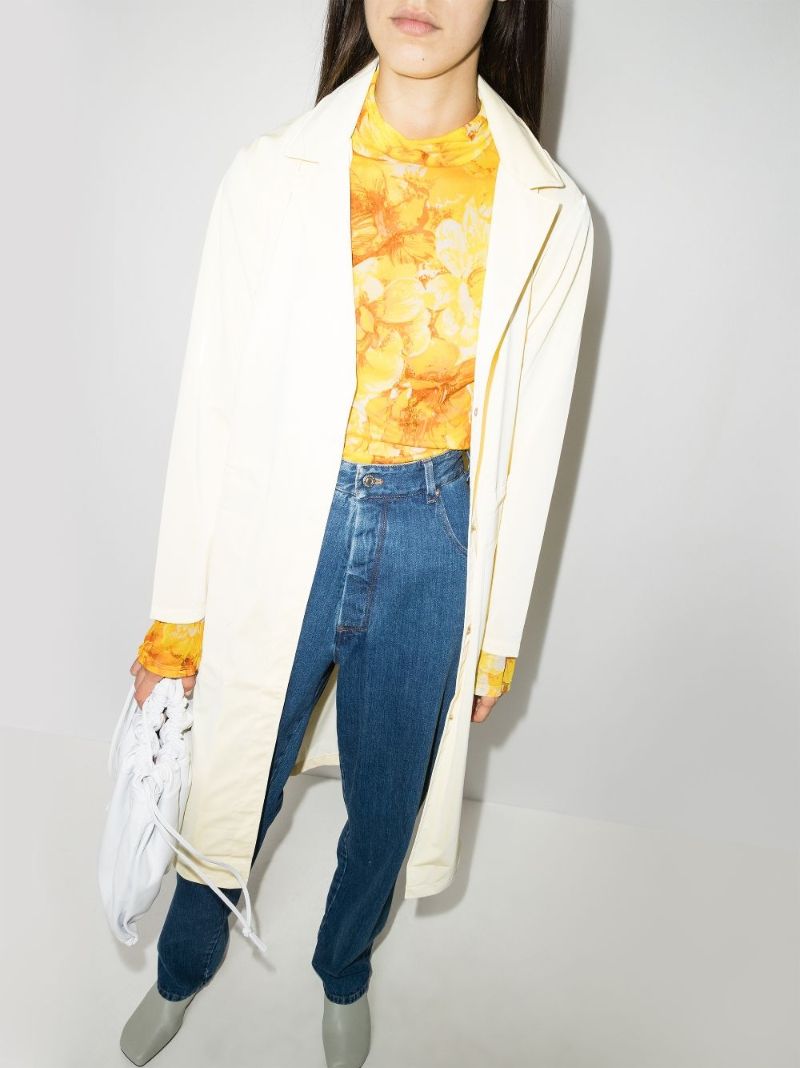 Floral Print Roll Neck Top