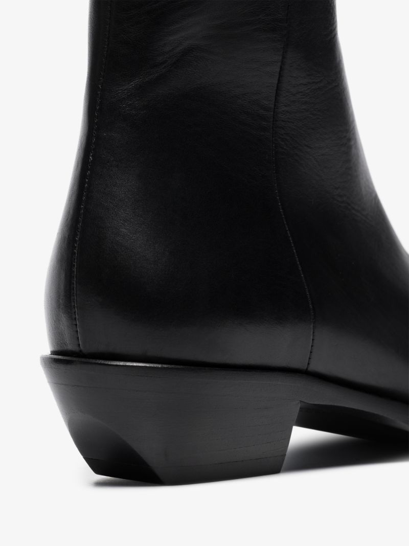Black Wooster 40 Leather Boots