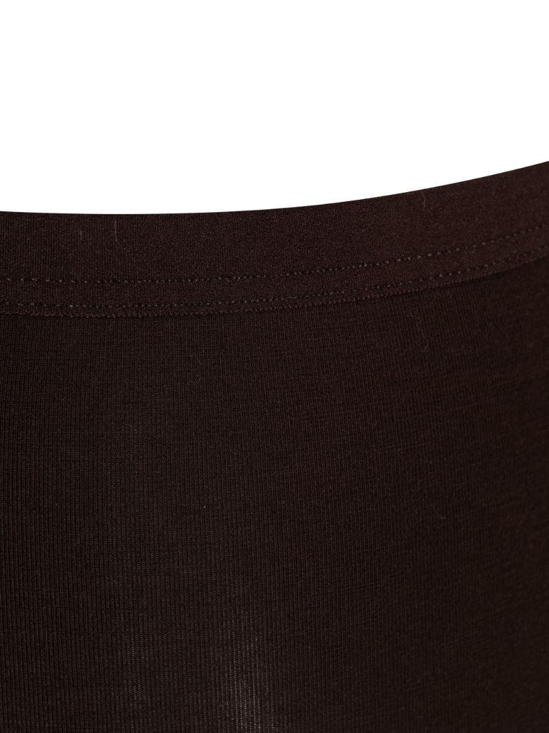 Brown High-waisted Briefs