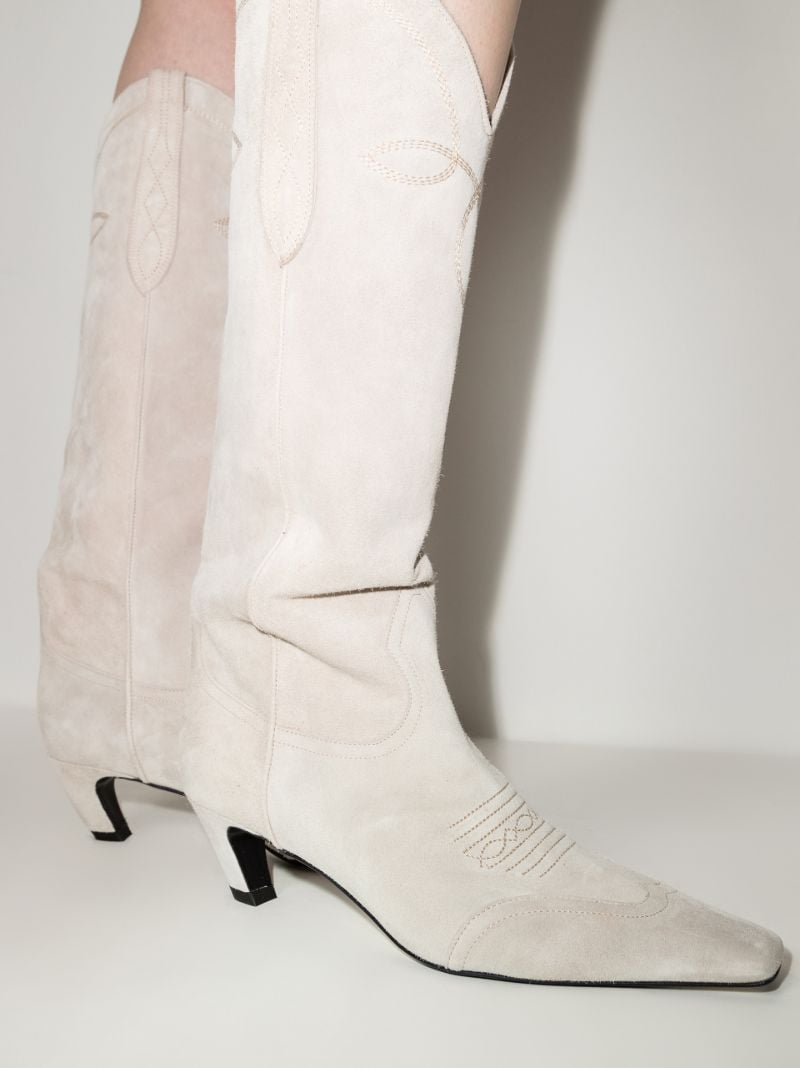Neutral Dallas 50 Knee-high Suede Boots
