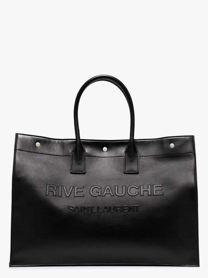 Large Rive Gauche Leather Tote Bag