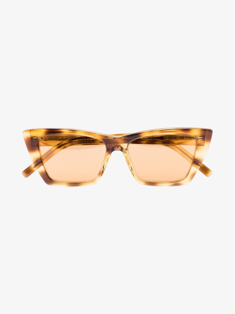 Brown Mica Square Sunglasses