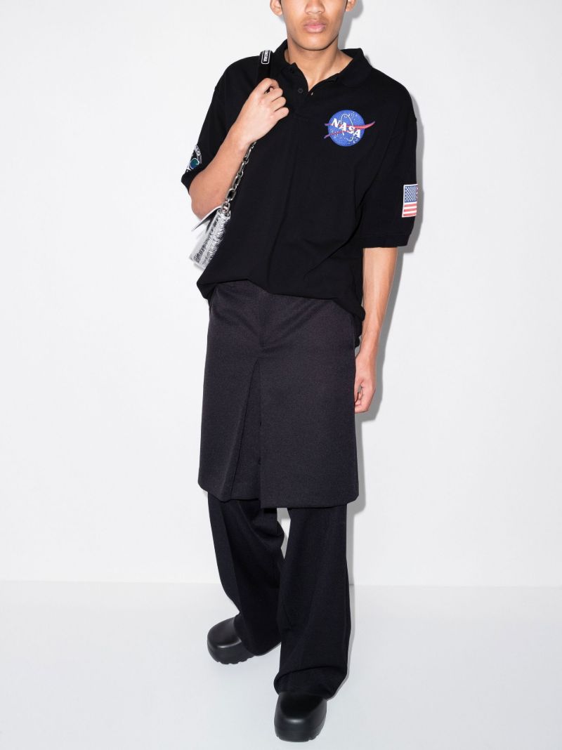 X Nasa Space Cotton Polo Shirt