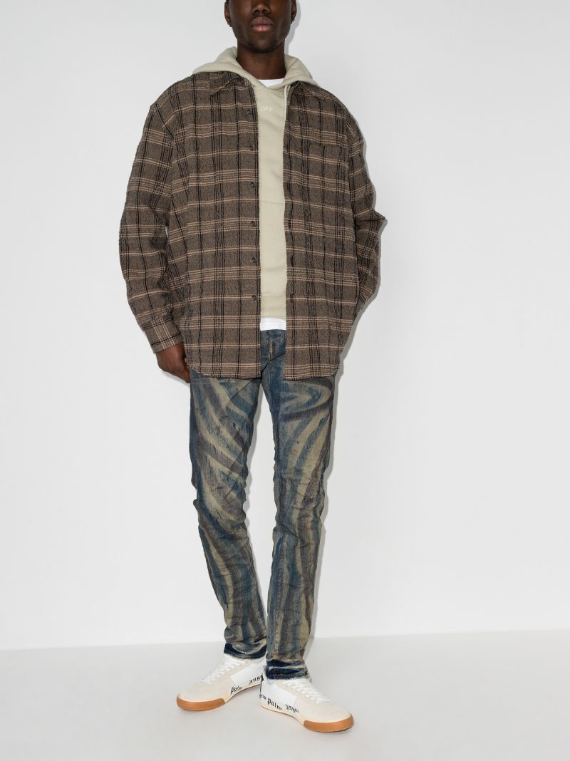 P001 Brush Stroke Skinny Jeans