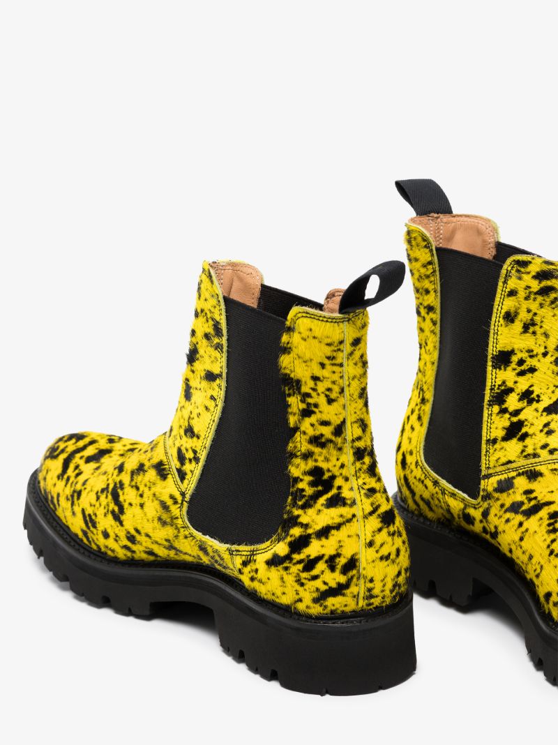 X Eckhaus Latta Yellow the Splatter Boots