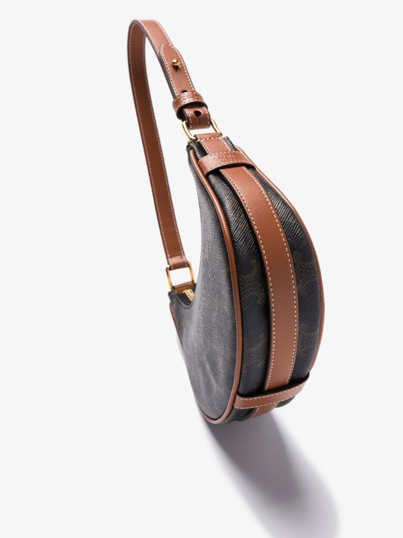 Brown Ava Mini Triomphe Canvas Shoulder Bag