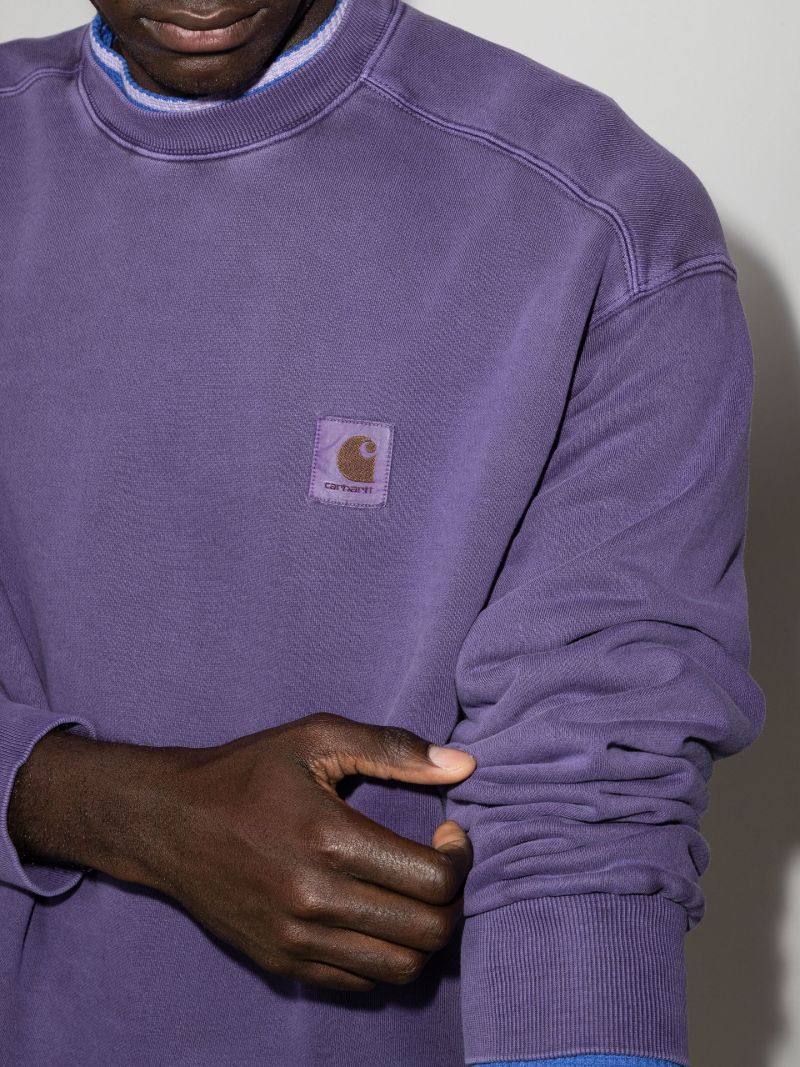 Nelson Logo AppliquÃ_x0083_©d Cotton Sweatshirt