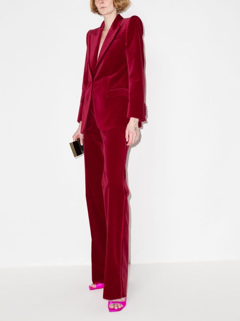 Velvet Flared Trousers