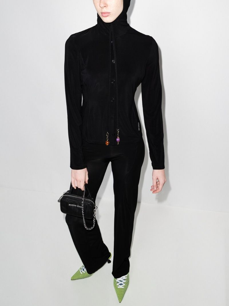 Beaded Hoodie Shirt